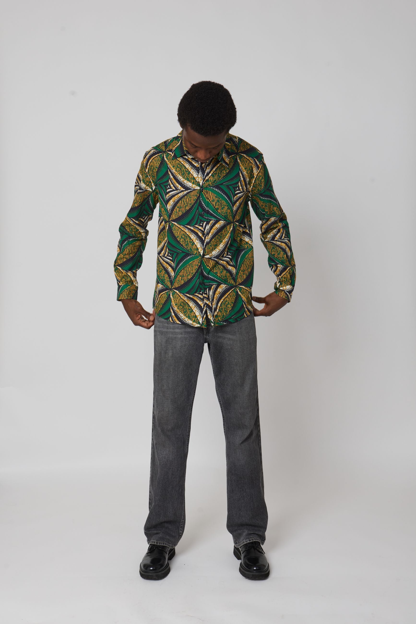 Alchemy Slim Men's shirt - Verte
