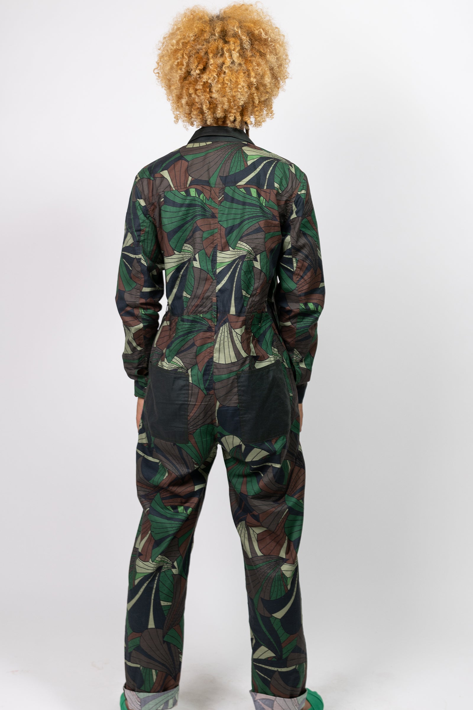 Relax Jumpsuit - Cargo Forest - Light Weight Cotton