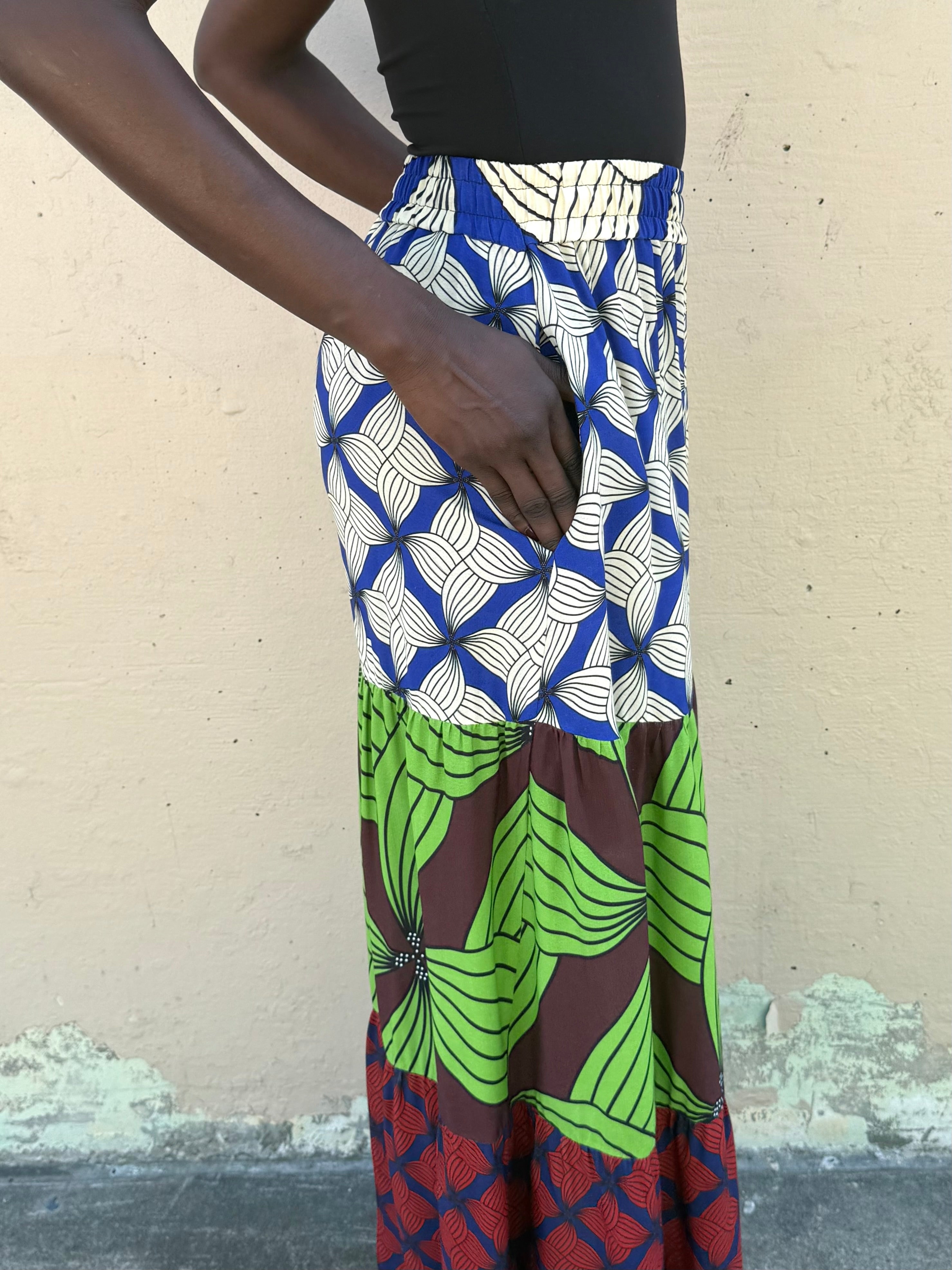 Amira Prairie midi skirt