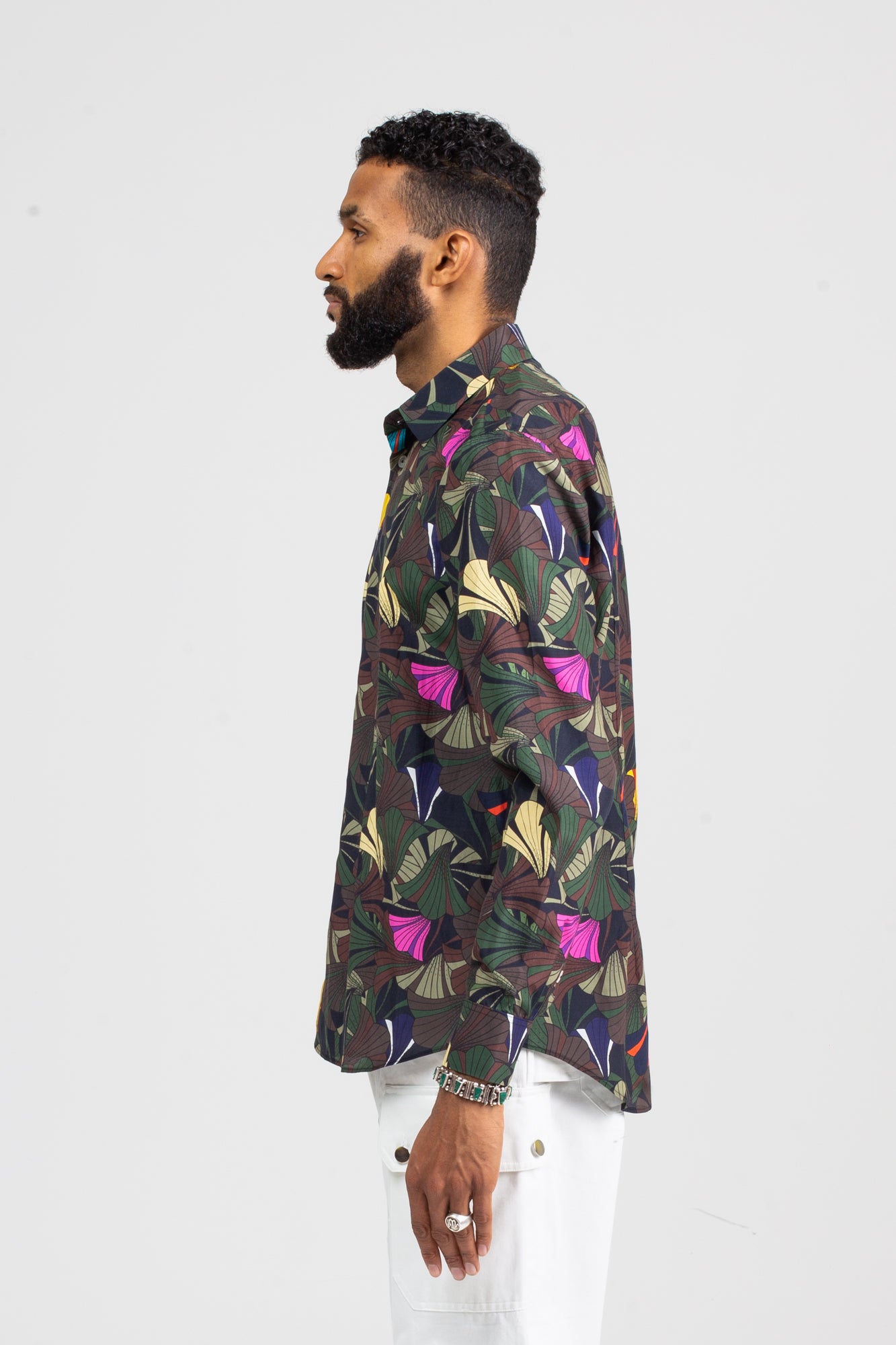 Button-Up Shirt | Forest Flowers