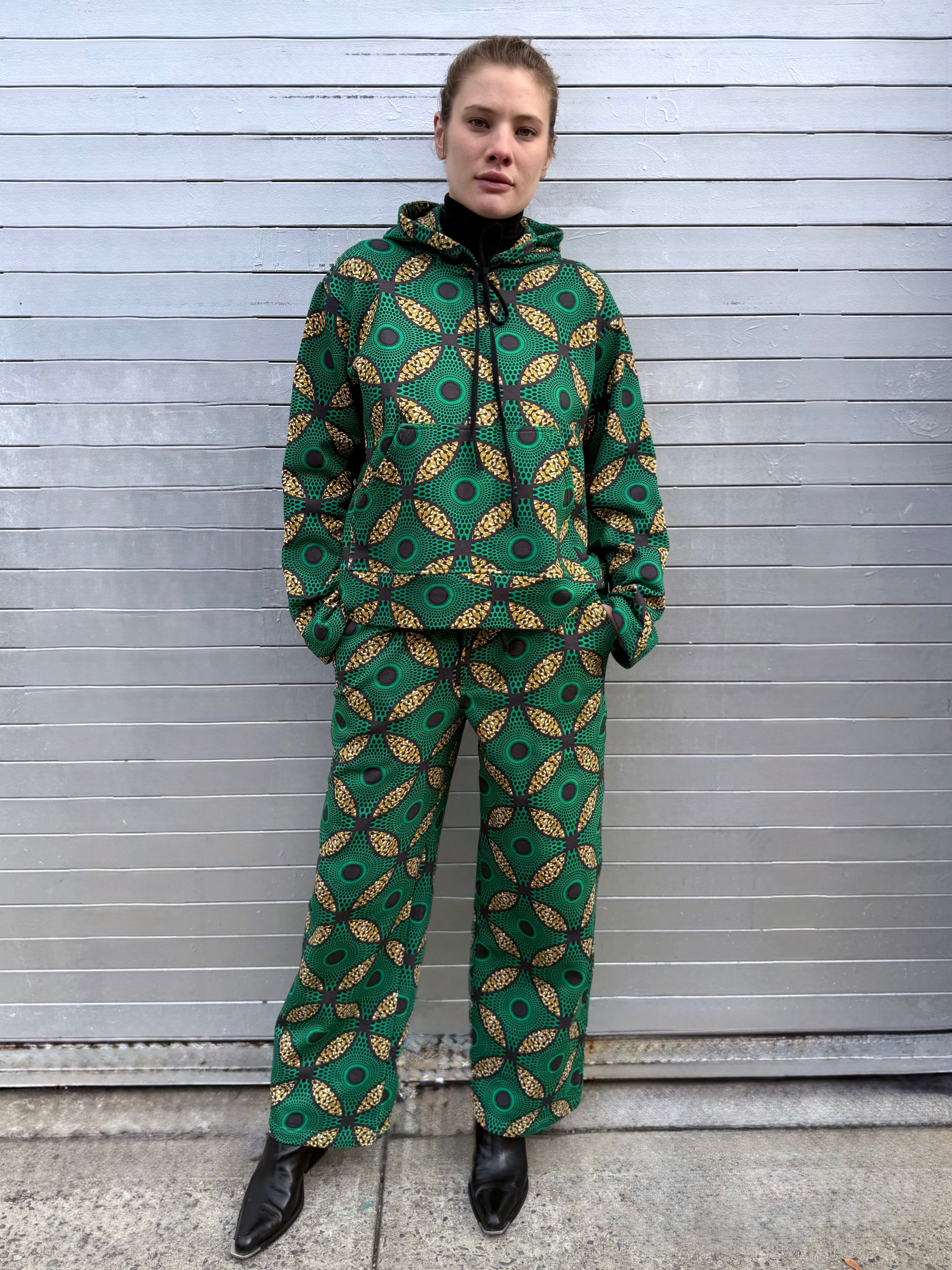 Imòlè Sweat Hoodie - Green