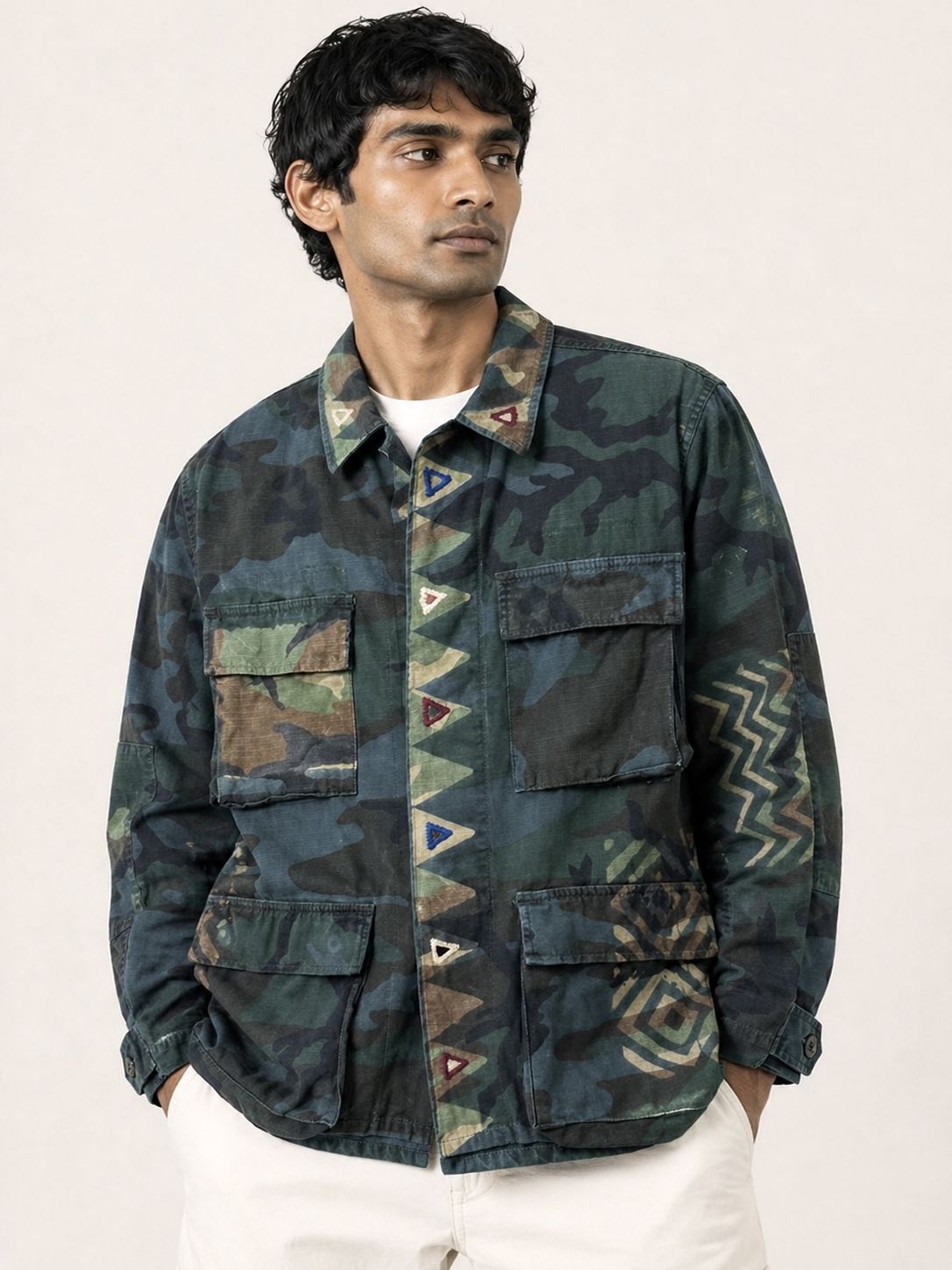 KUTCH No. 07 — Leela (Indigo/Camo)