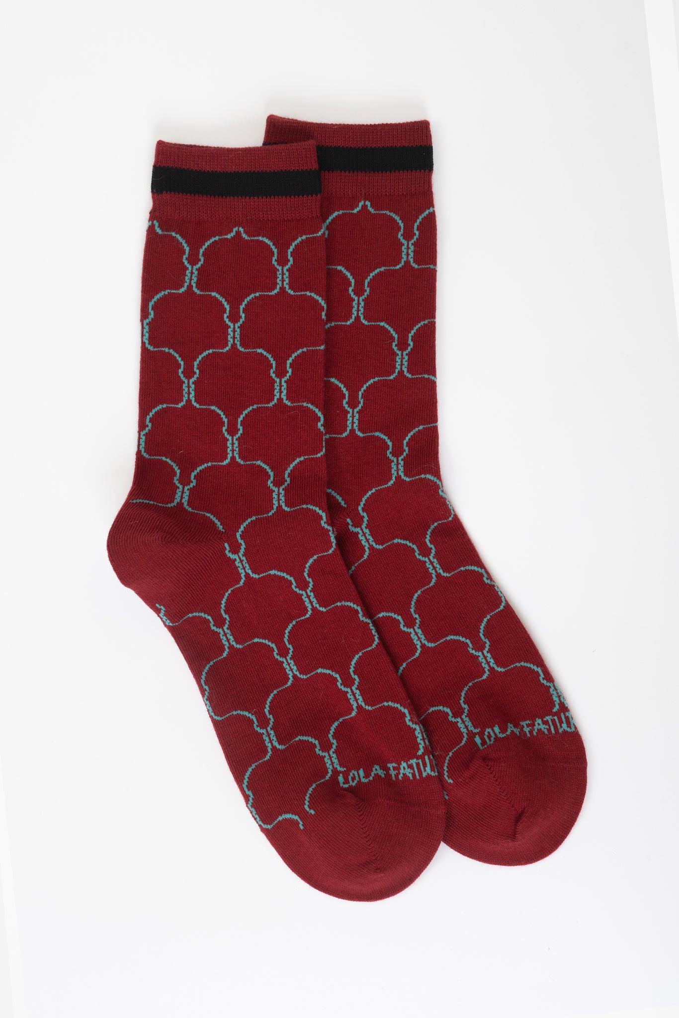 Icon Socks - Red Plum