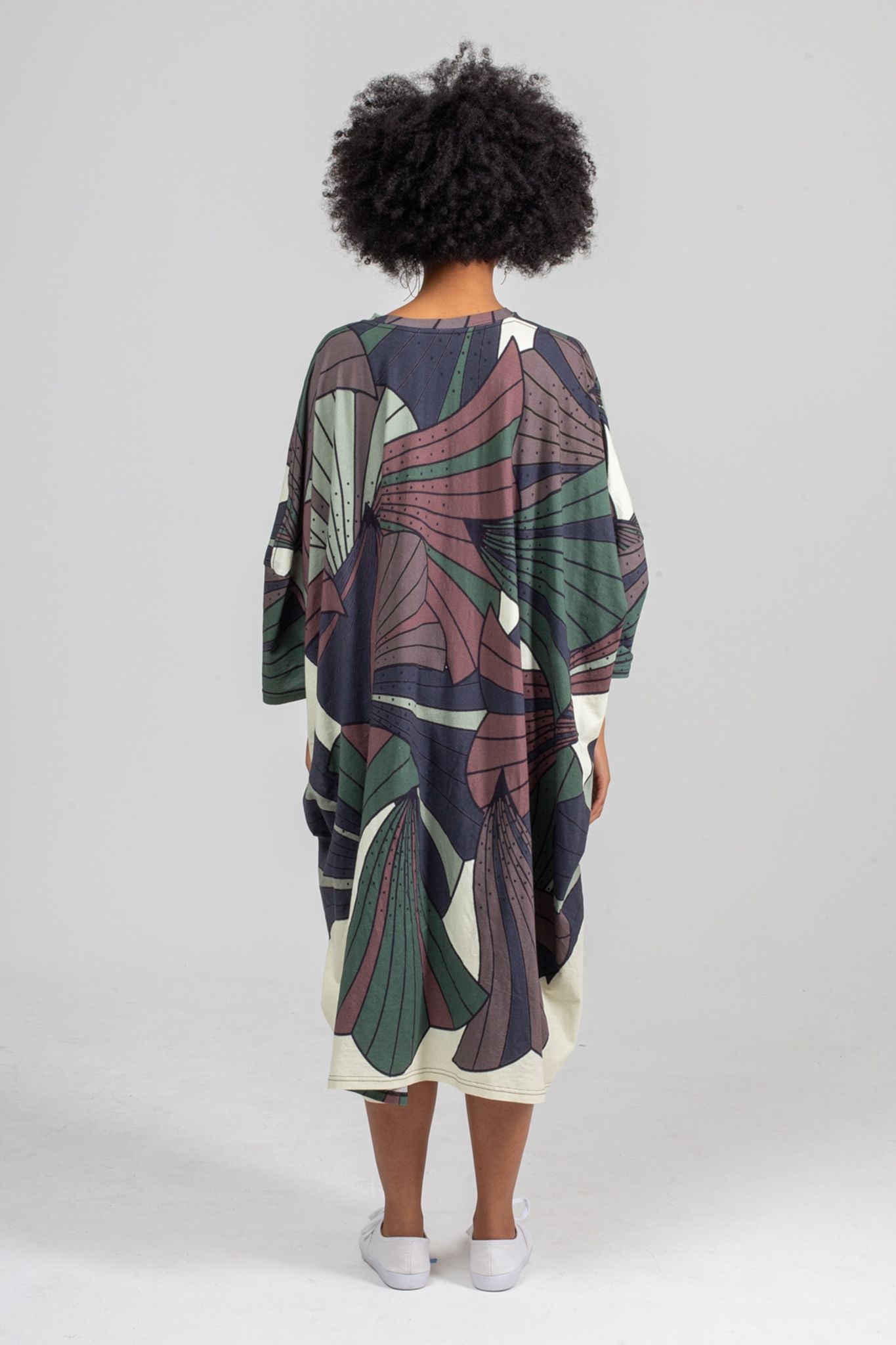 Pull Twill Tape Dress - Back View