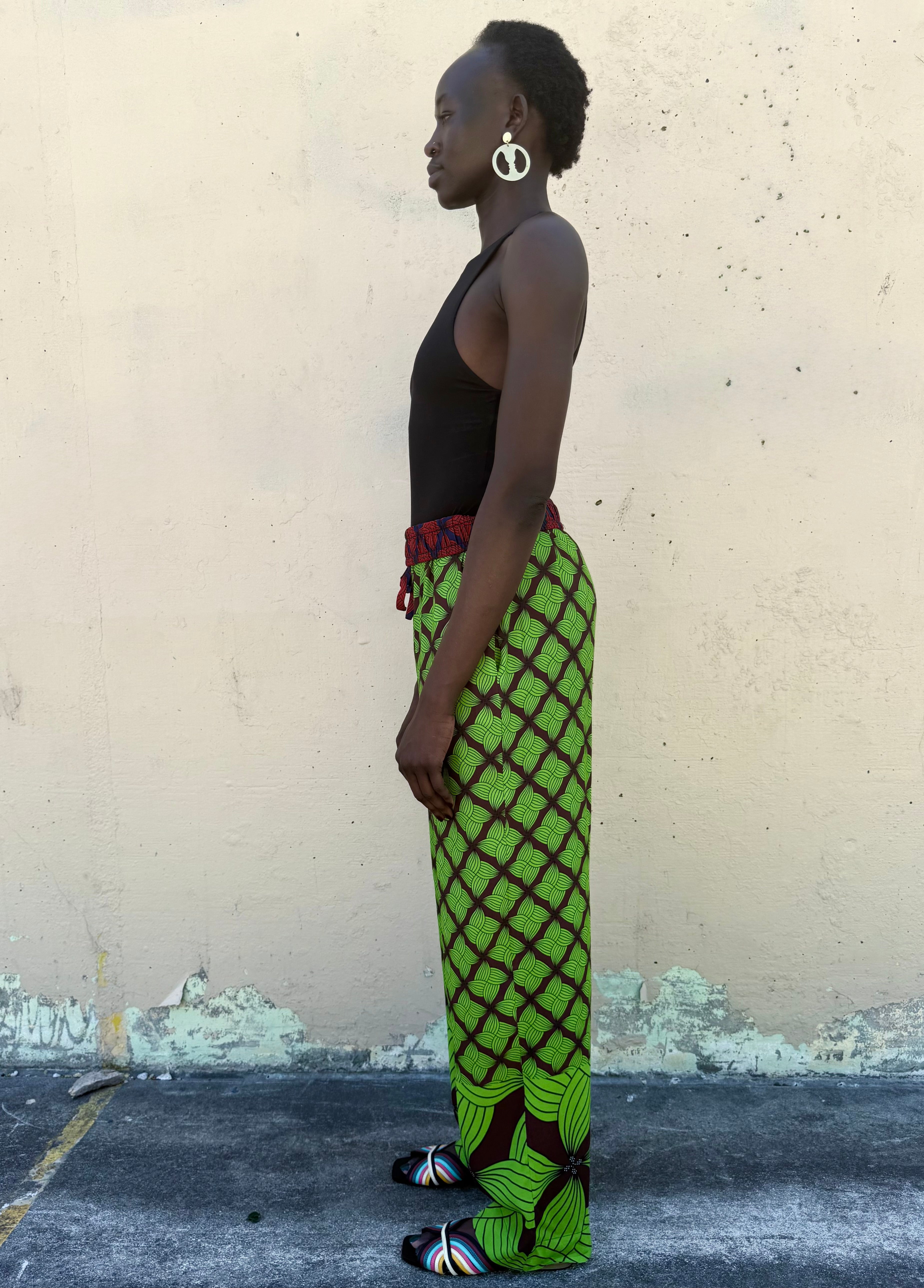 Flowy Color block pants