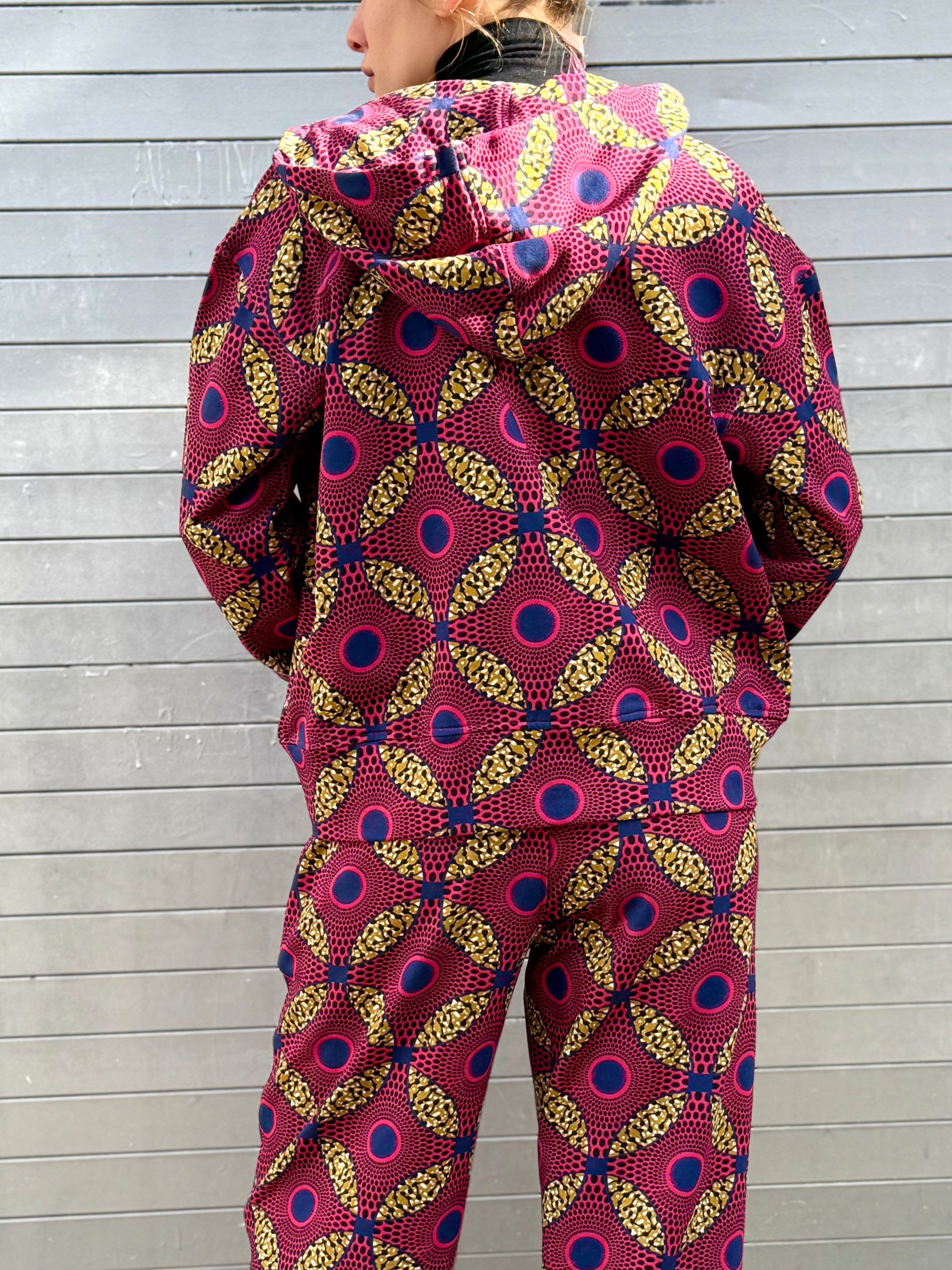 Imòlé Zip-Up Hoodie - Pink