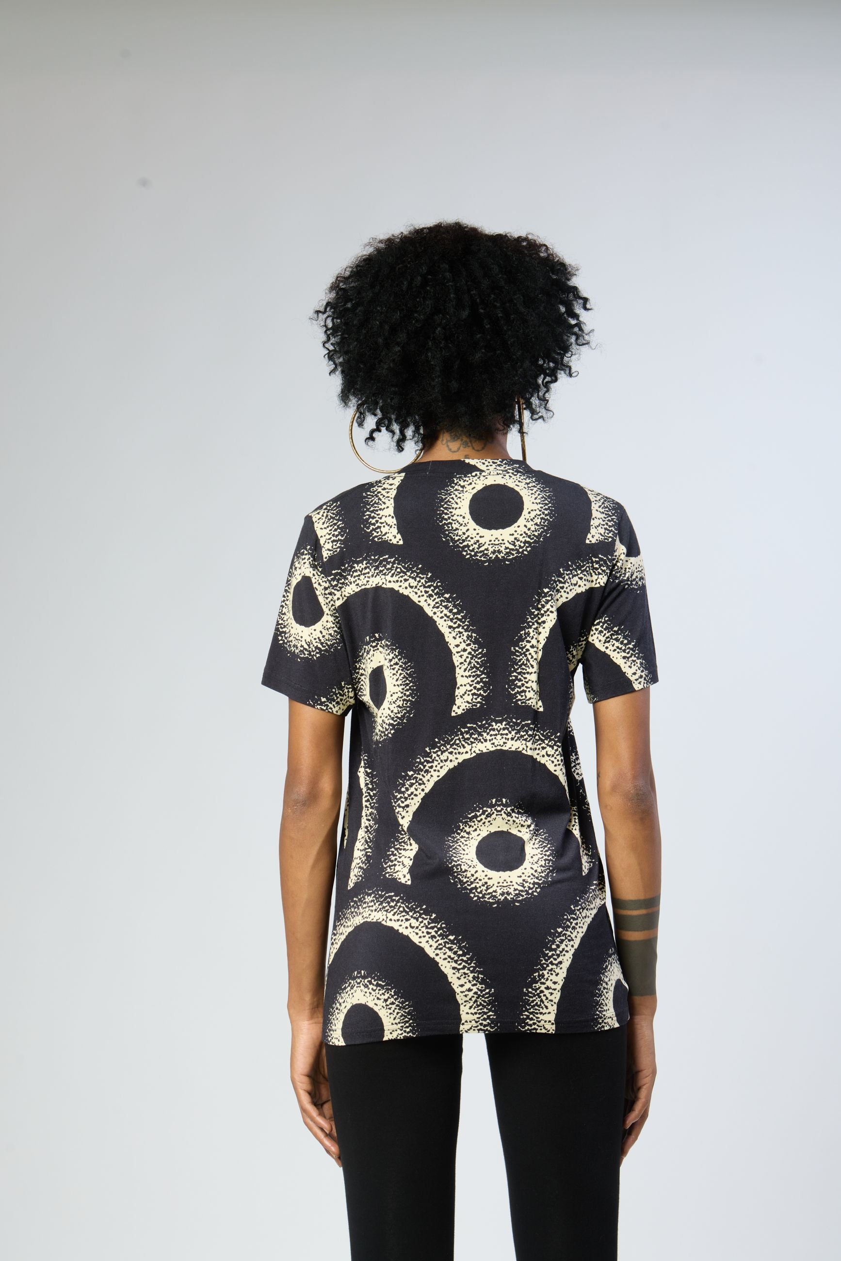 eco-friendly elegant unisex T-shirt back view