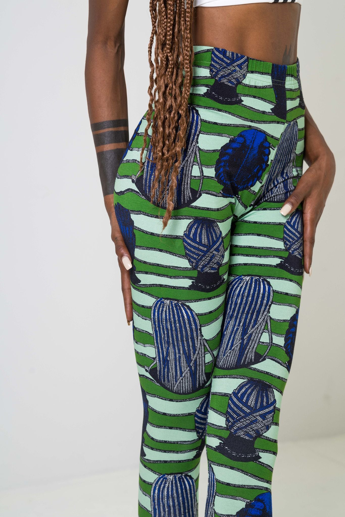 Chic Eco-Friendly Ihun Leggings - Lola Faturoti Design