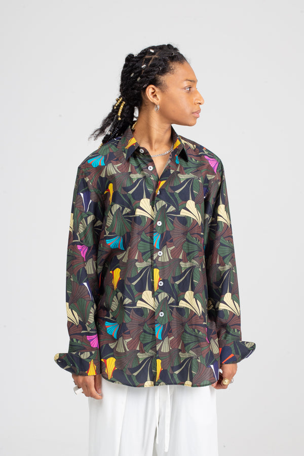 Button-Up Shirt | Forest Flowers