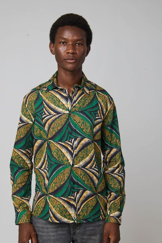 Alchemy Slim Men's shirt  - Verte