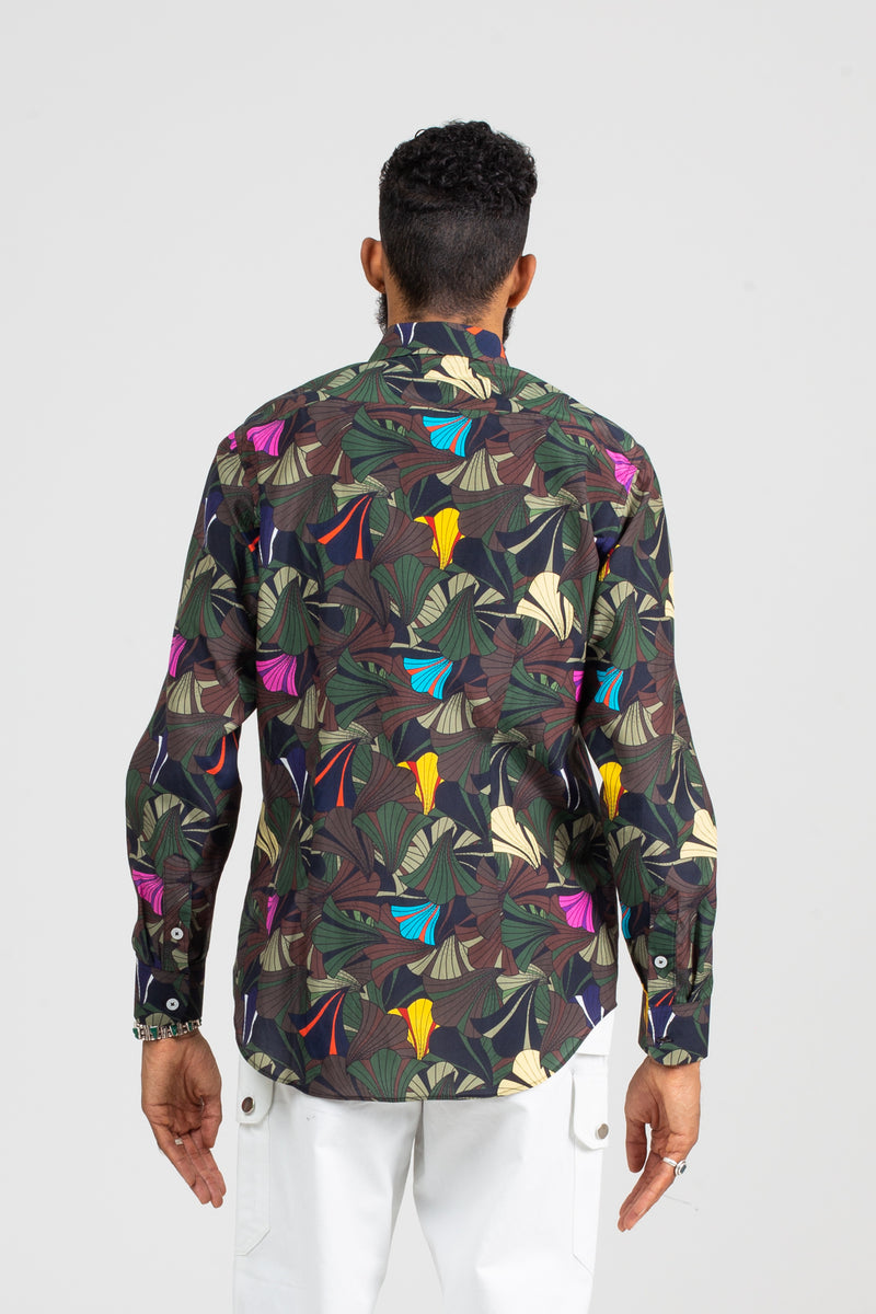 Button-Up Shirt | Forest Flowers