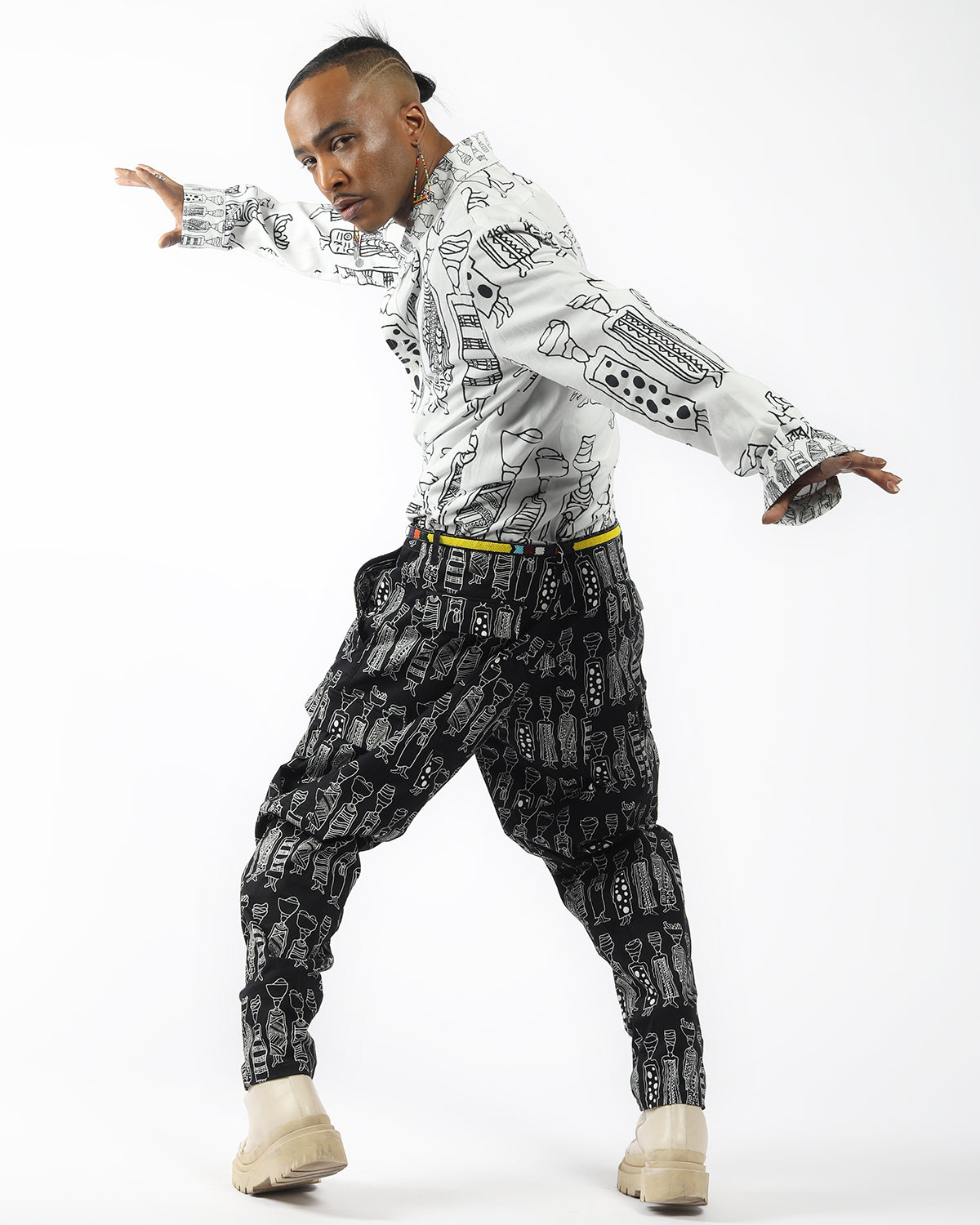 Kekere Cargo Pants - Black