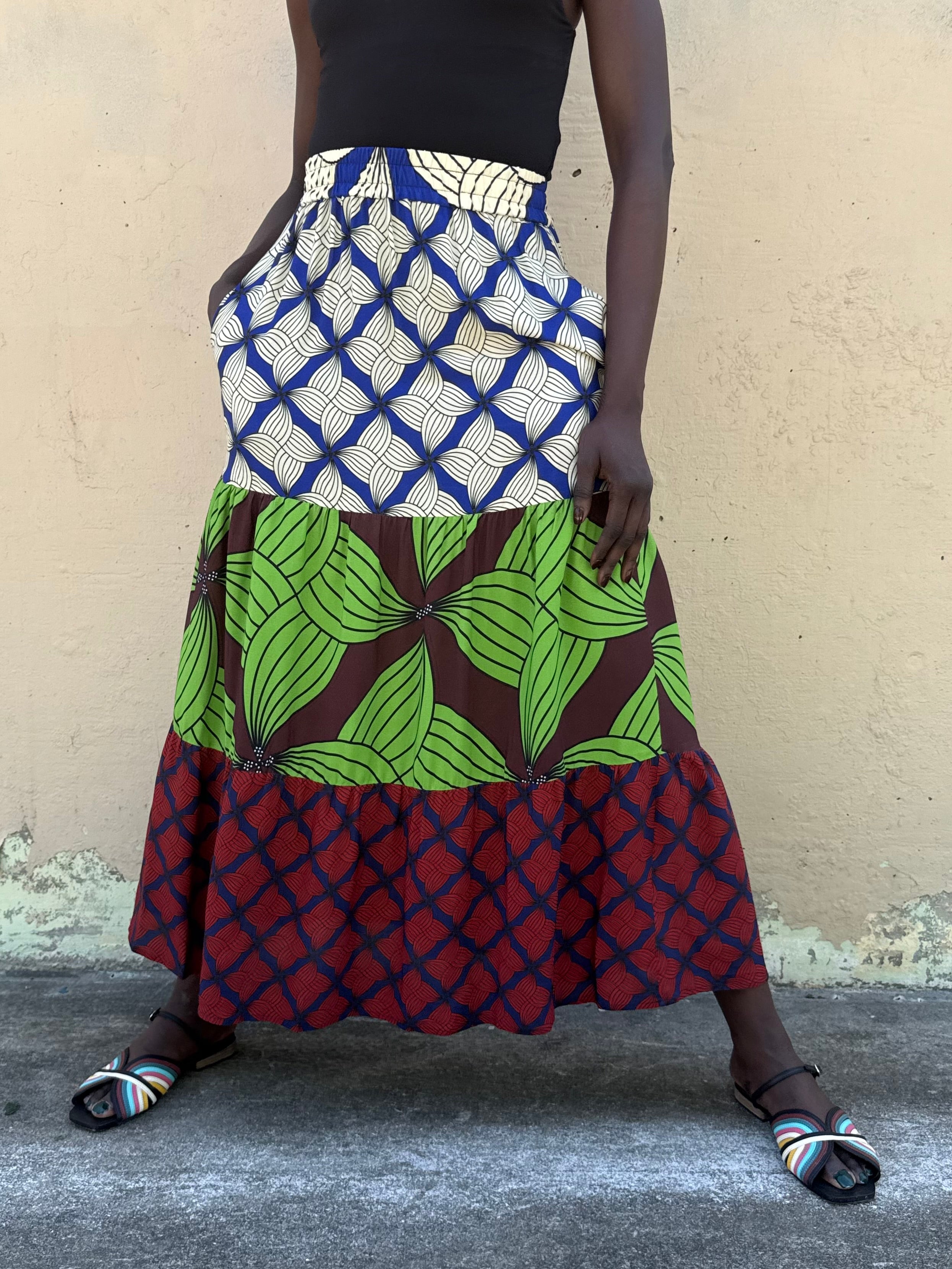 Amira Prairie midi skirt