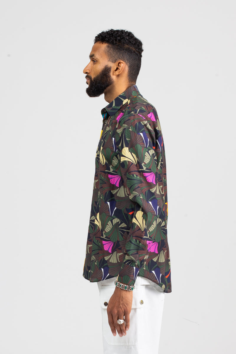 Button-Up Shirt | Forest Flowers