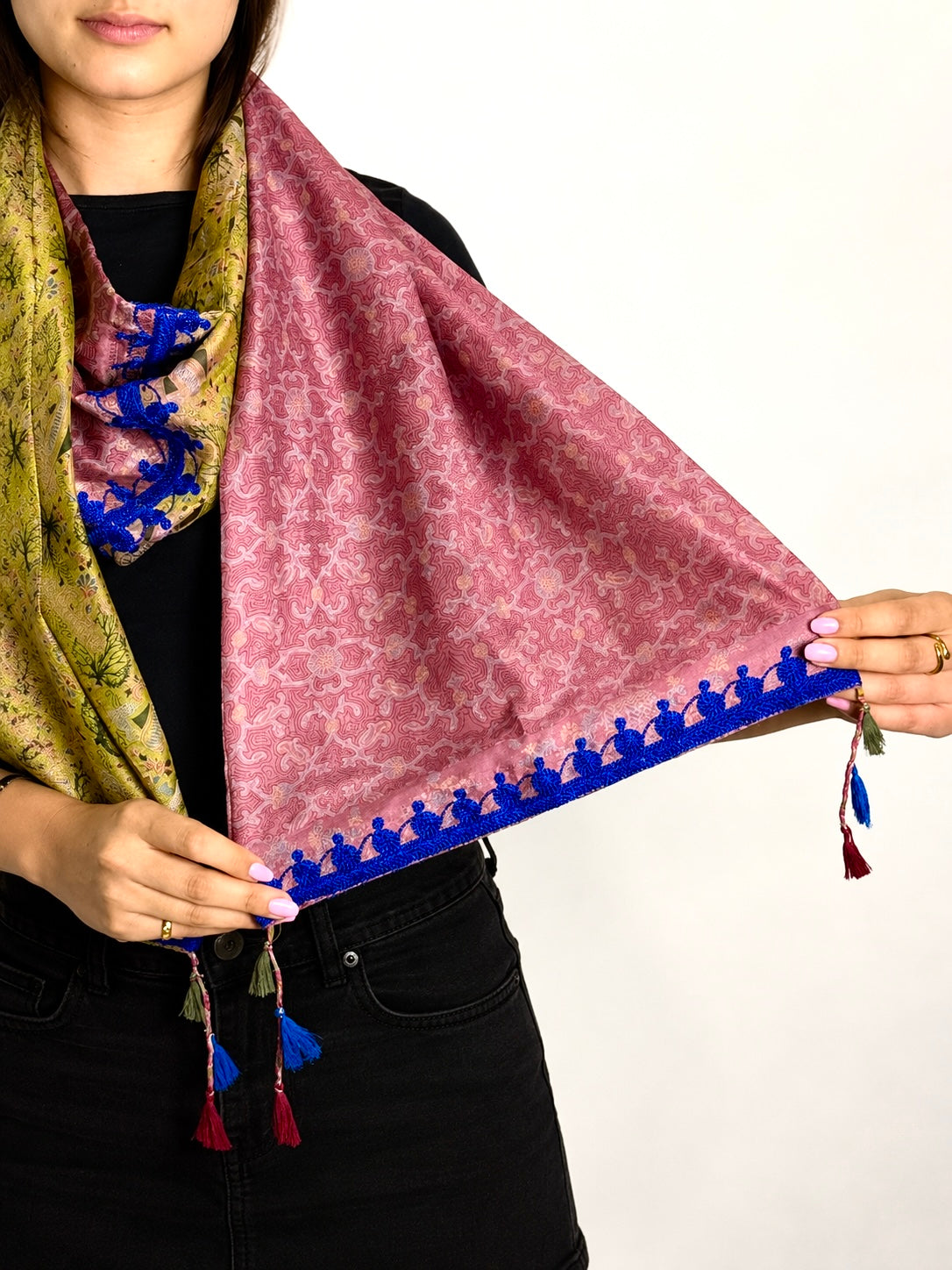 Jade Meadow Silk Scarf