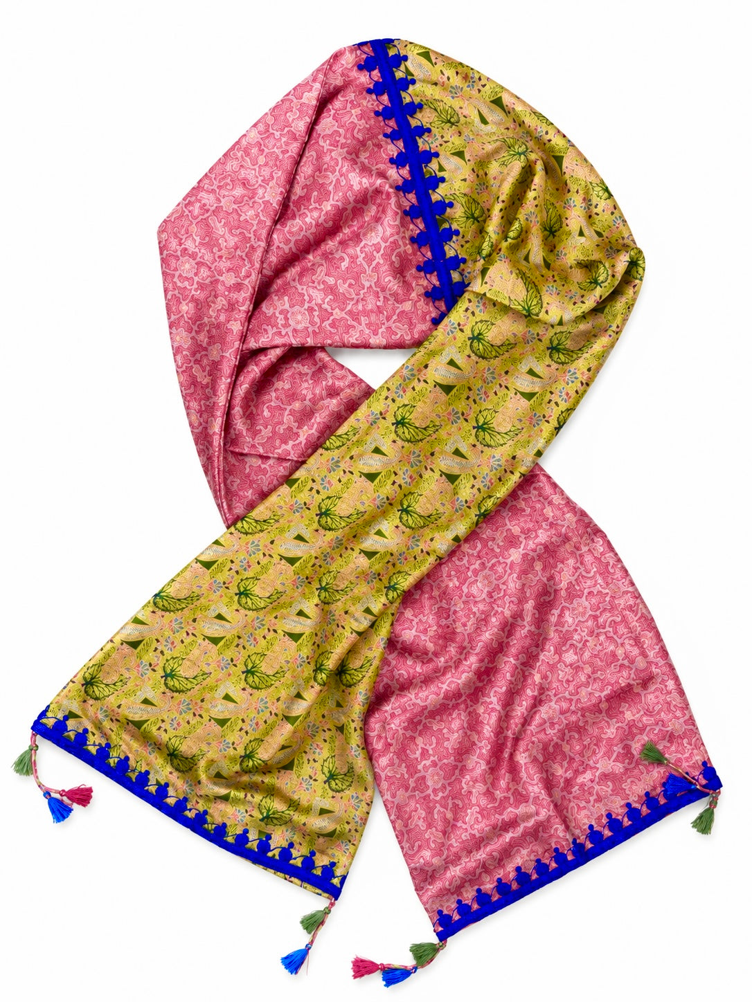 Jade Meadow Silk Scarf