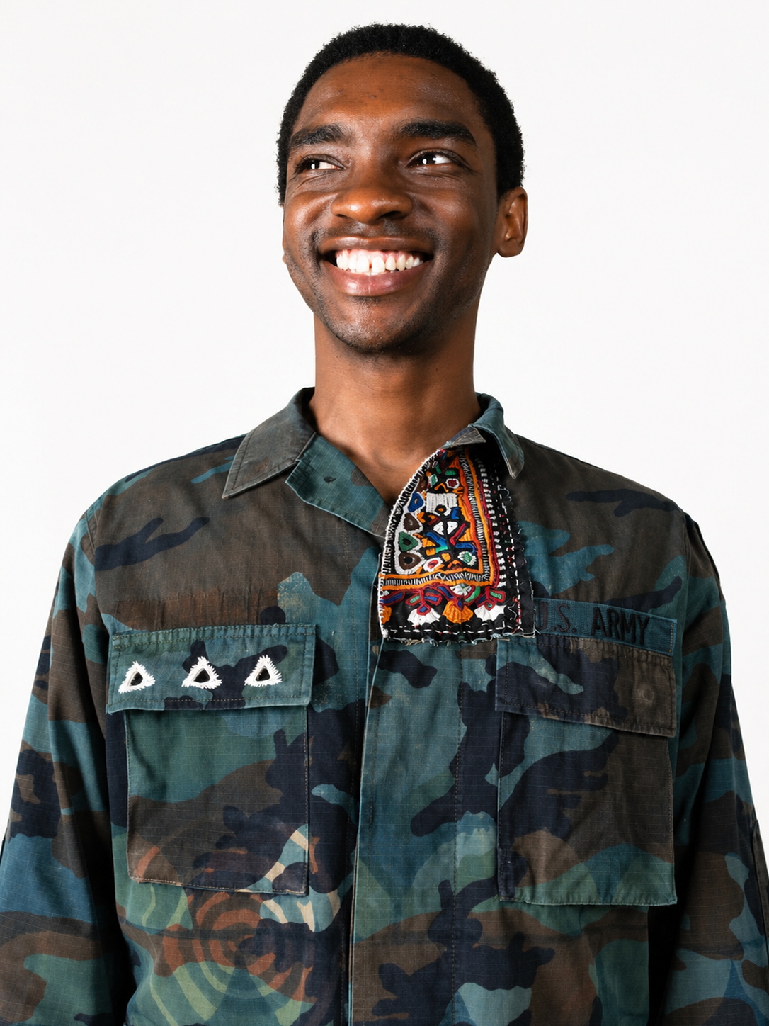 KUTCH No. 09 — Riya (Indigo/Camo)