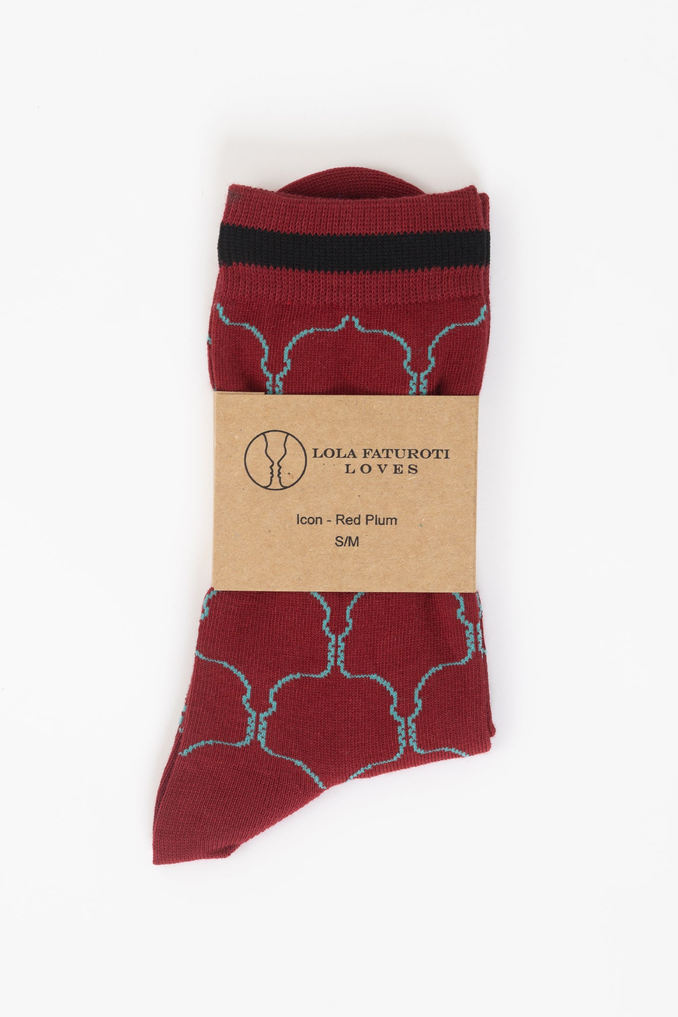 Icon Socks - Red Plum