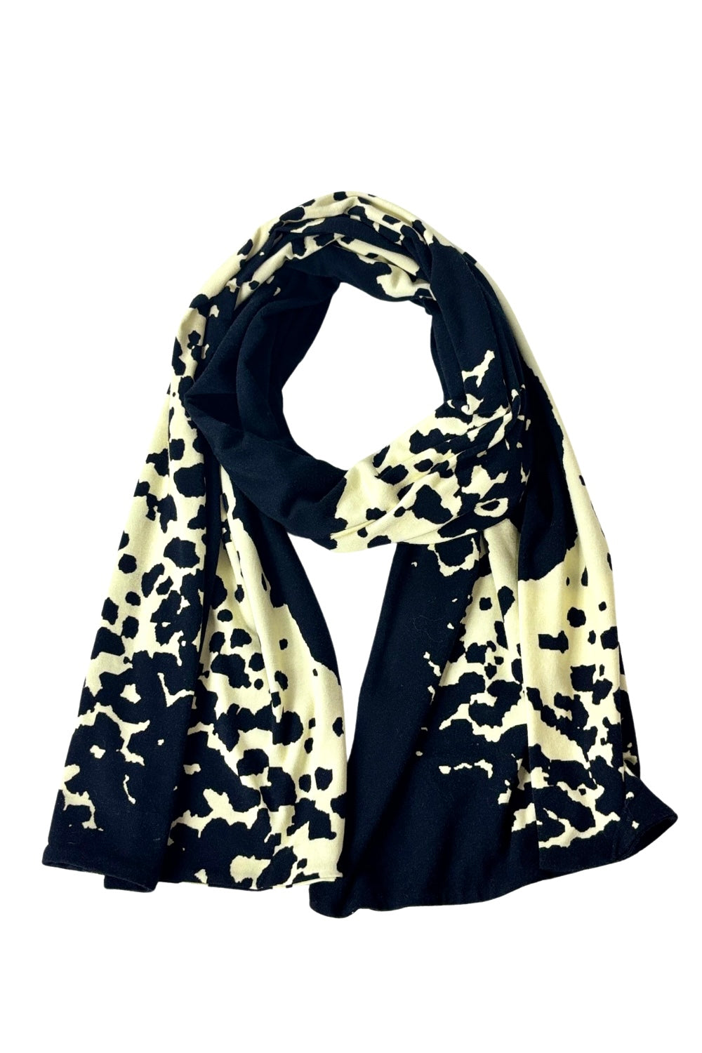 breathable sunrise print fashion scarf tied view