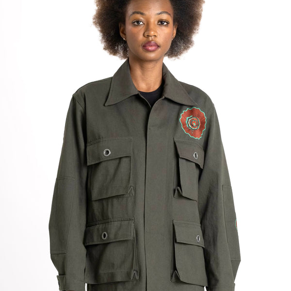 Comet Cargo Jacket - Army Brown – LolaFaturotiLoves