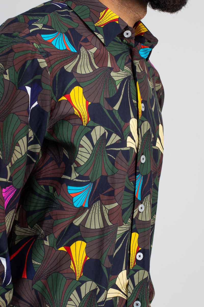 Button-Up Shirt | Forest Flowers