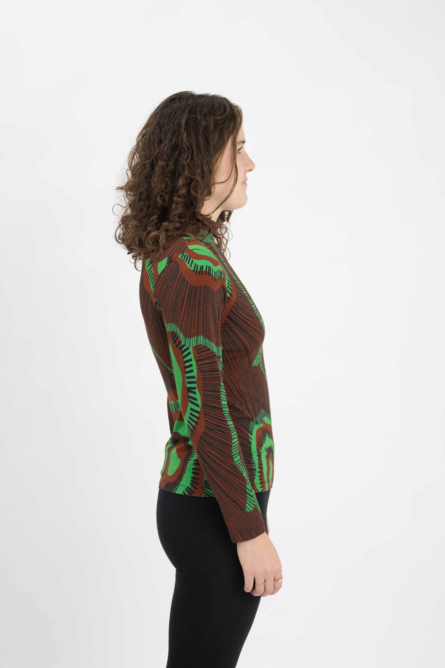Comet Turtleneck  - OSHUN/ Brown