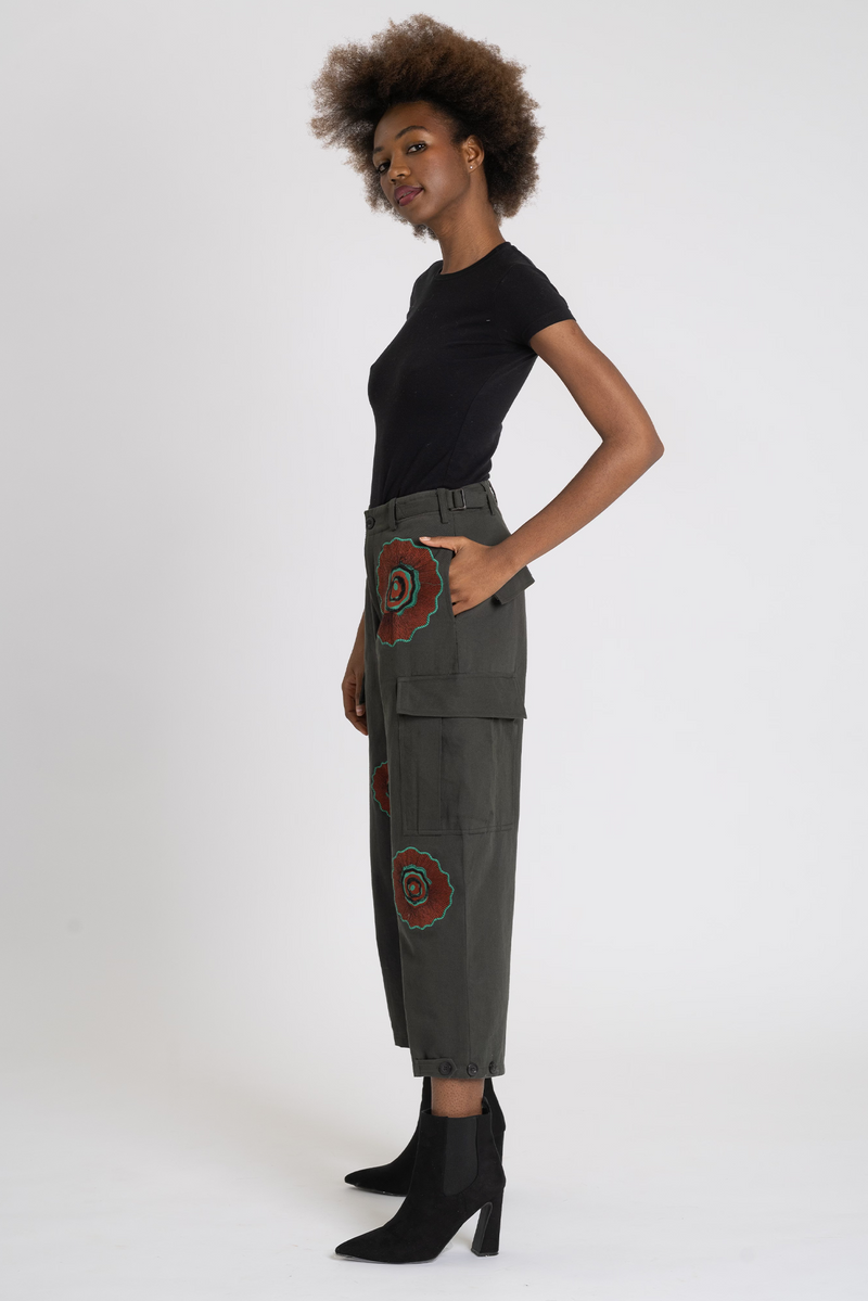 lola-faturoti-loves-pants-green-cargo-brown-embroidered-side