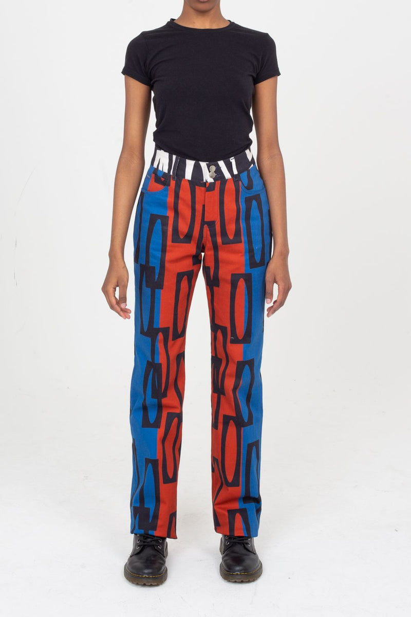 Women's High Waisted Jeans | Enitan - Bulu / Ige