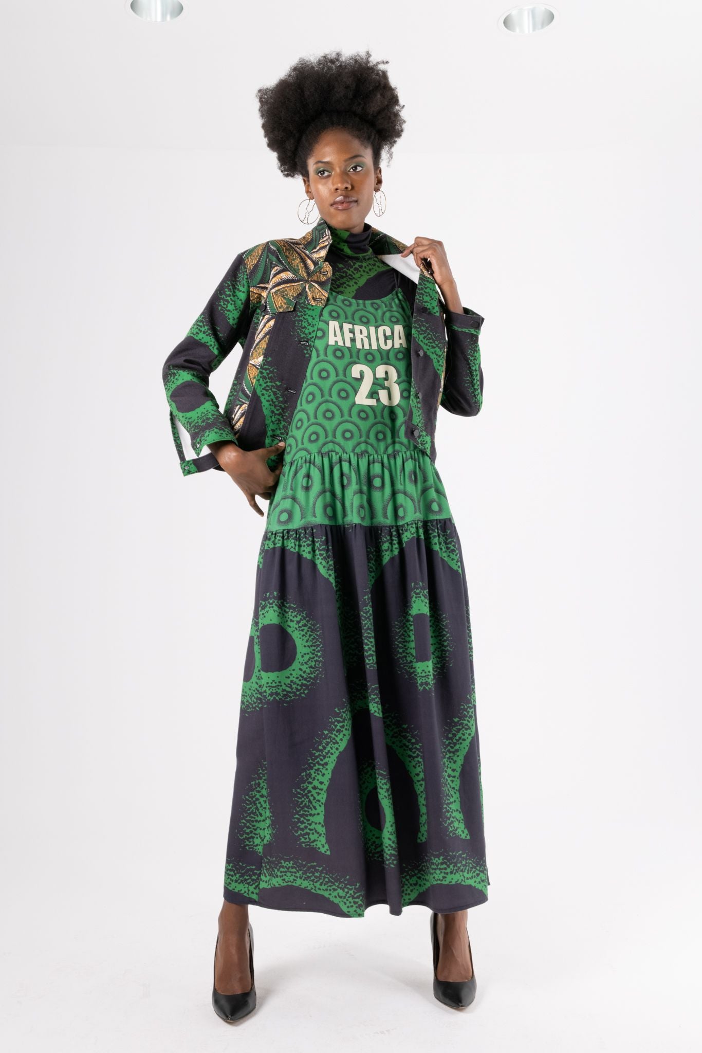 Sun Rising - Verte Dress - Lola Faturoti's Design